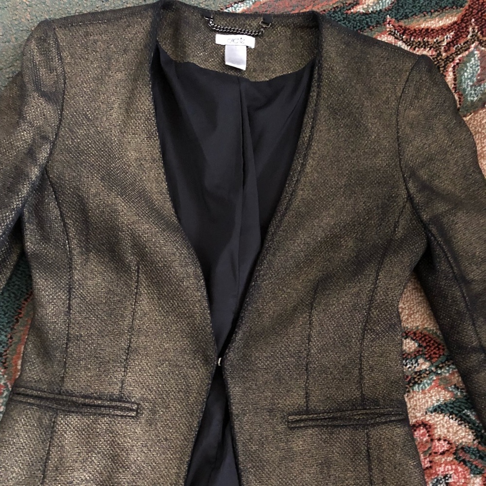 Cache Rust Metallic Blazer - image 2